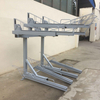 Estante de soporte de estacionamiento de bicicletas múltiple de plataforma Doule personalizado para garaje