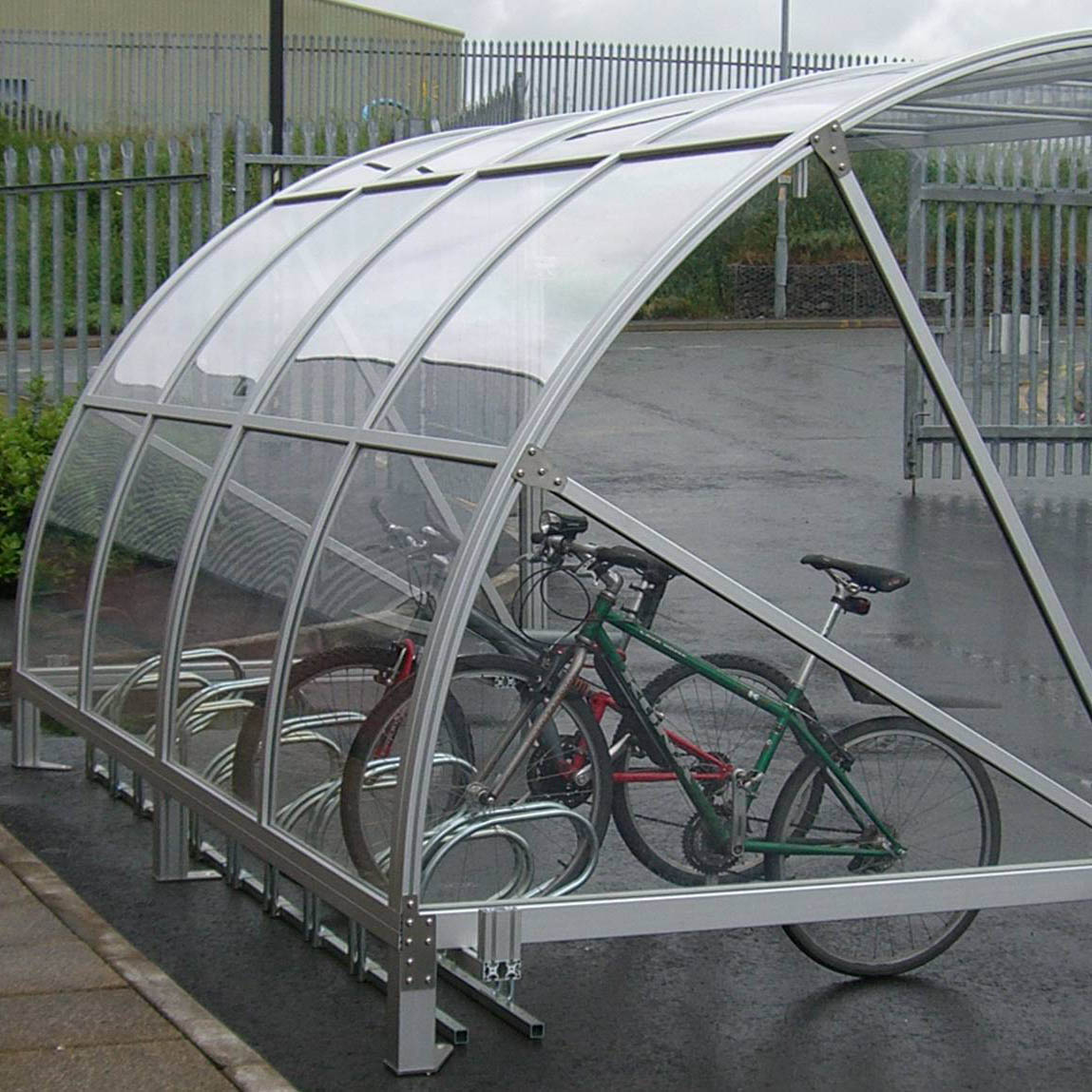 Carports independientes del toldo del toldo del refugio del estacionamiento de bicicletas del metal de aluminio
