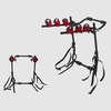 Portabicicletas plegable para portacoches con 3 soportes Proveedor de China