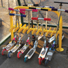 Estante de soporte de bicicleta de equilibrio para niños de un solo lado plateado de alta calidad