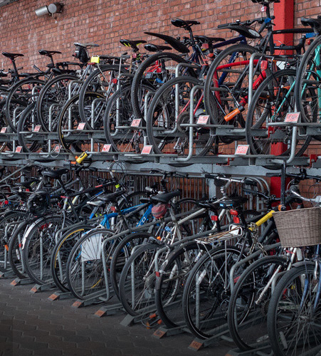 Áreas urbanas Aparcamiento de bicicletas