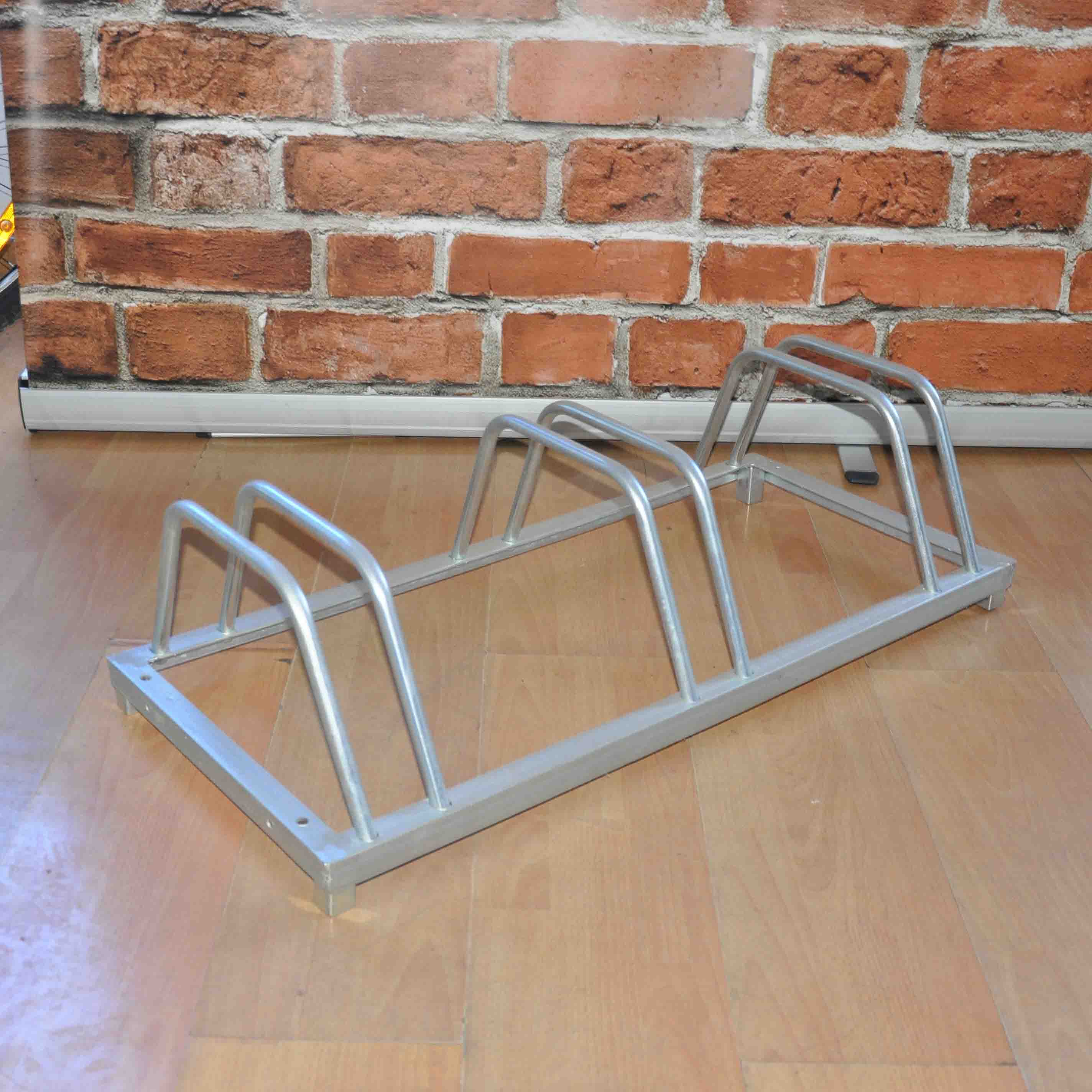 Bloqueo de almacenamiento de estante de bicicleta de acero inoxidable de seguridad comercial