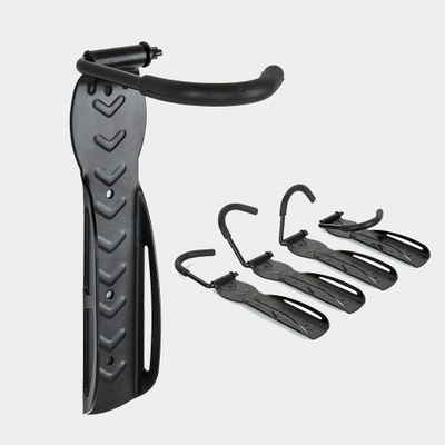 Estante de acero negro simple que cuelga la suspensión del almacenamiento de la bicicleta del soporte de la pared