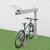 Soporte de bicicleta de metal blanco de seguridad de dos niveles del fabricante de China para la venta