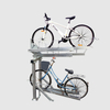 Portabicicletas doble/bicicleta de dos pisos Birdrock Home 4 portabicicletas con almacenamiento