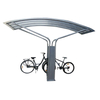 Refugios para bicicletas al aire libre de metal para jardín Soportes para almacenamiento de bicicletas Cobertizo para urbano