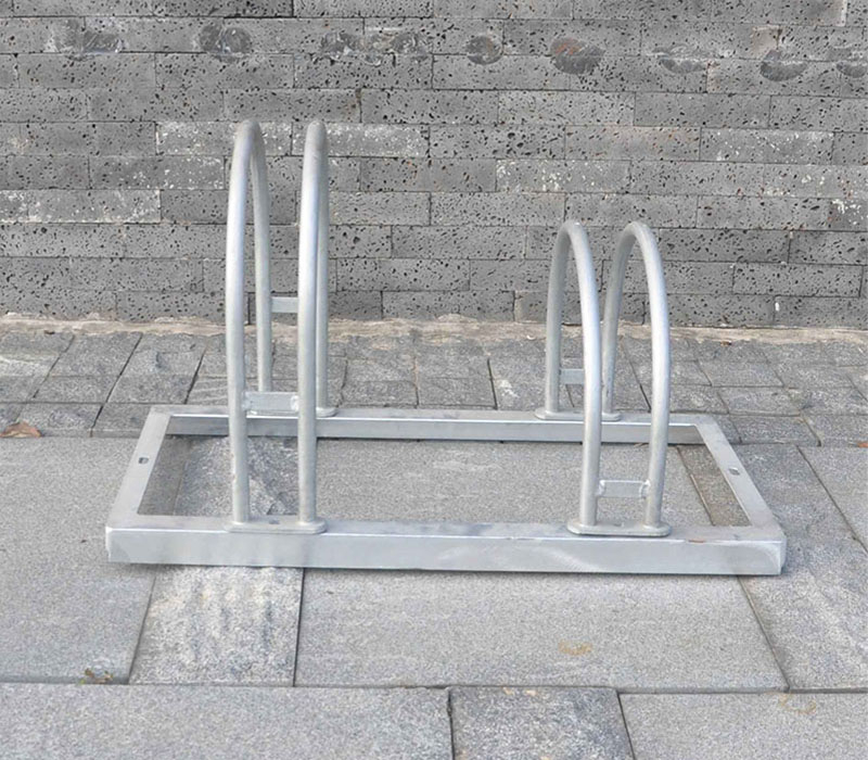 Estante de soporte de piso de estacionamiento de bicicleta de montaña portátil múltiple al aire libre 2