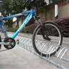 Portabicicletas galvanizado para 4 bicicletas de acero inoxidable rectificado de capacidad múltiple