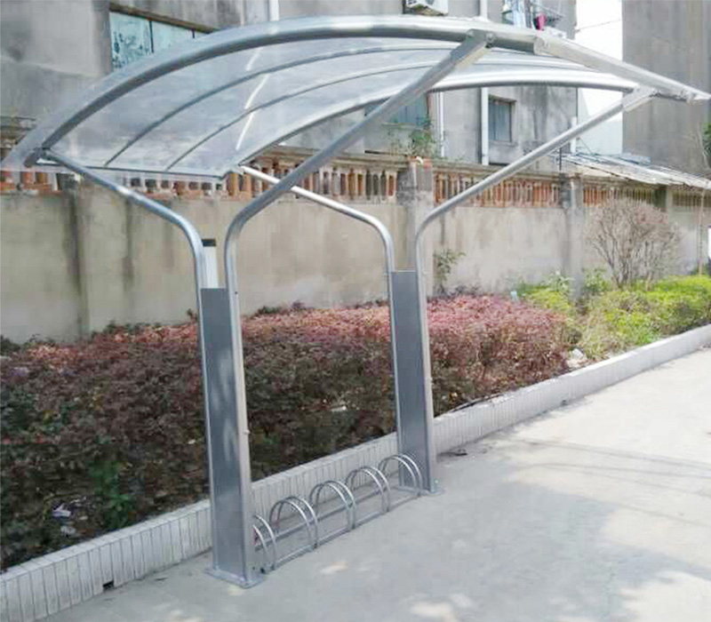 Refugios para bicicletas al aire libre de metal para jardín Soportes para almacenamiento de bicicletas Cobertizo para urbano