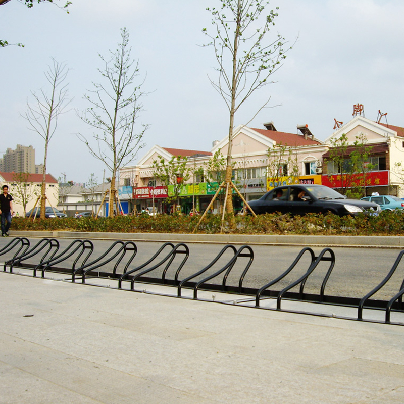 Estacionamiento en rack de almacenamiento de bicicletas de grasa de acero inoxidable de calidad superior para 3 bicicletas